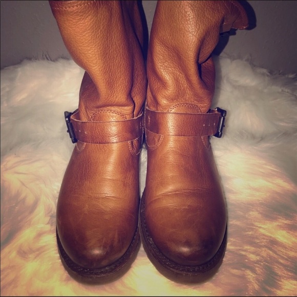 FRYE Boots - Whiskey - Soft Leather - Picture 3 of 5